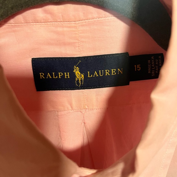 Ralph Lauren - Dress Shirt Pink - 15 - Picture 2 of 2